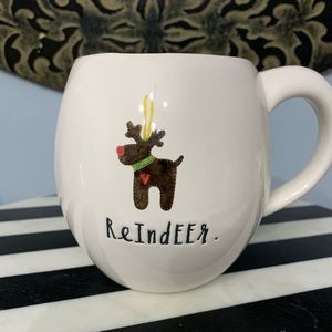 Rae Dunn Reindeer Christmas Coffee Mug